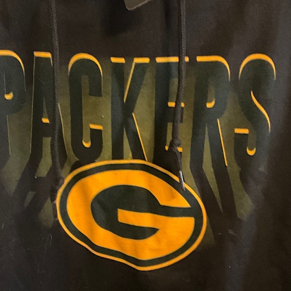 NFL Packers Black and Yellow Hoodie - Picture 3 of 4